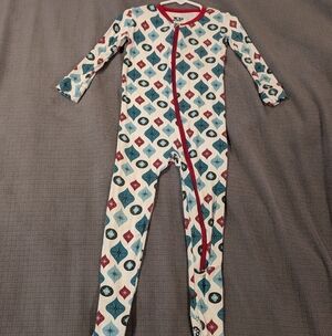 Kickee Pants Leaf Pattern Kids Footie